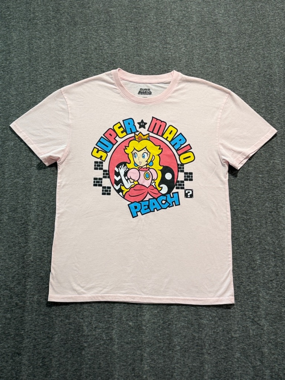Nintendo Super Mario‎ Princess Peach Pink Tee